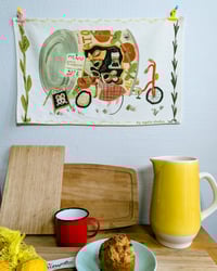 Image 2 of Small Kitchen Towel 2026 Cute Coffee Truck