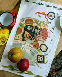 Image 3 of Small Kitchen Towel 2026 Cute Coffee Truck