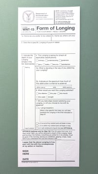 Image 3 of Form of Longing (Department of Emotional Labor)