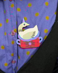 Image 2 of Wooden Pin Hot Goose