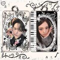 Image 3 of PREORDER: Music Note Double Sided Acrylic Photocard Holder