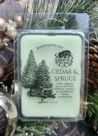 Image 1 of Cedar & Spruce-A Rockytop Wax Works exclusive custom houseblend fragrance 
