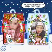 Image 3 of PREORDER: A Snoopy Christmas Double Sided Acrylic Photocard Holder