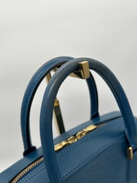 Image 4 of Louis Vuitton Sablon Blue Epi Leather Top Handle Bag
