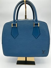 Image 1 of Louis Vuitton Sablon Blue Epi Leather Top Handle Bag