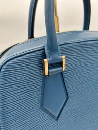 Image 9 of Louis Vuitton Sablon Blue Epi Leather Top Handle Bag