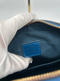 Image 18 of Louis Vuitton Sablon Blue Epi Leather Top Handle Bag