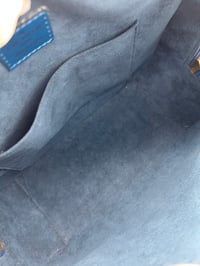 Image 17 of Louis Vuitton Sablon Blue Epi Leather Top Handle Bag