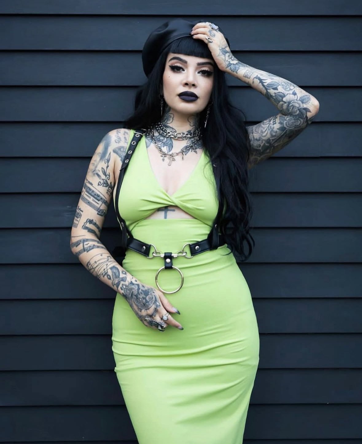 Gotte harness vegan leather