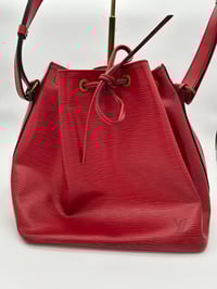 Image 1 of Louis Vuitton Petit Noè Red Epi Leather Shoulder Bag