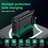 Image 5 of Acefast PD100W GaN (3*USB-C+USB-A) Charger (UK)
