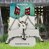 Goat & Tin Can Earrings