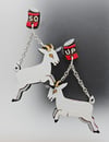 Goat & Tin Can Earrings