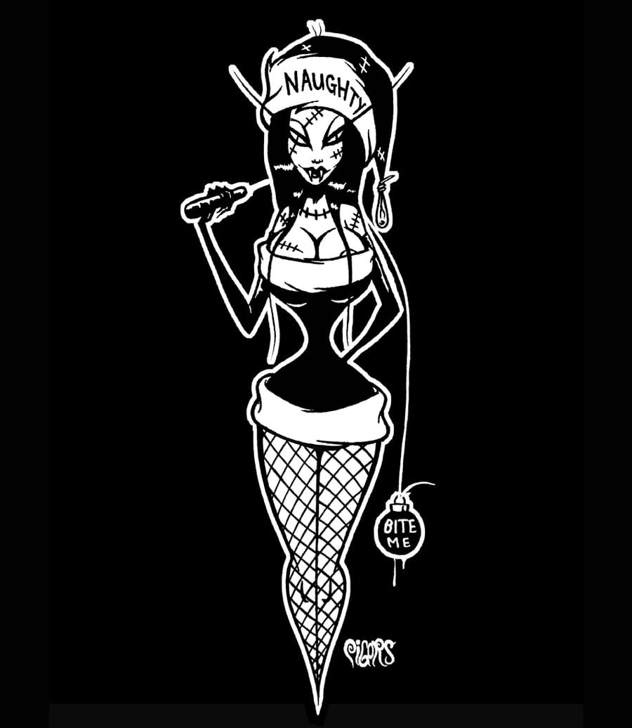 Image of  Preorder NAUGHTY  - Mens shirt- SHIPS DEC11TH