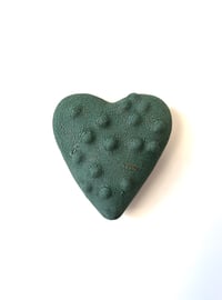 Green Bumps Heart- Jerri Puerner
