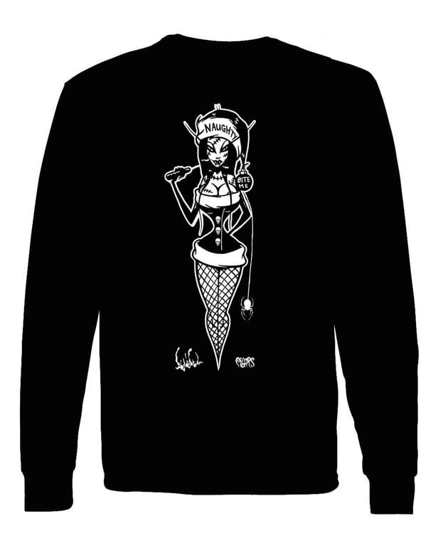 Image of Preorder NAUGHTY -  Longsleeve tshirt- ships DEC 11TH