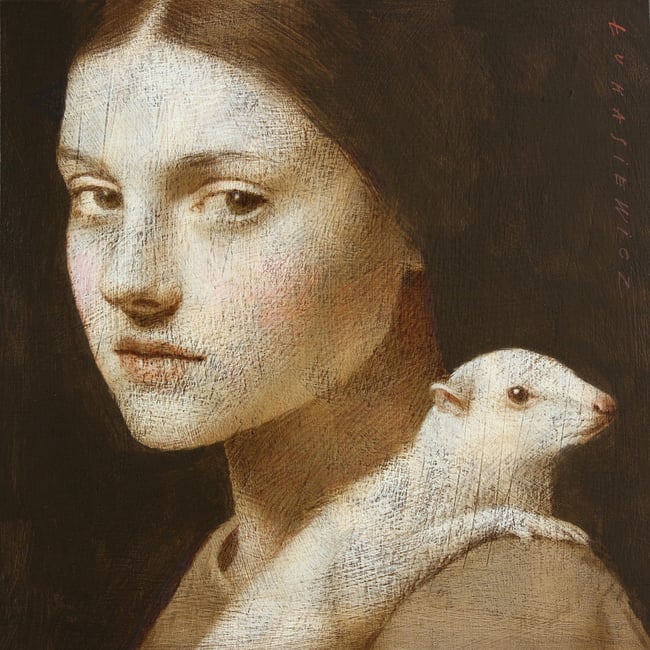 Woman With Her Pet VI