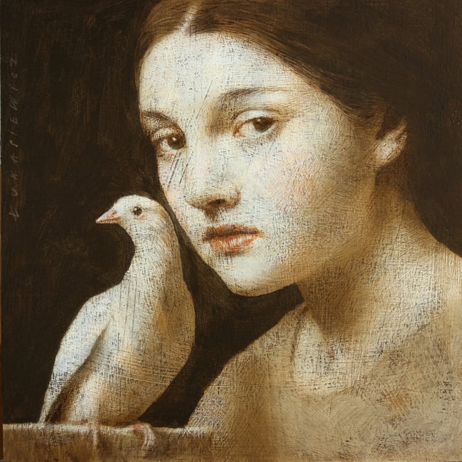 Woman With Her Pet VIII