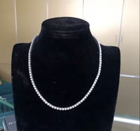 Image 1 of Serenity lab diamond tennis necklace 