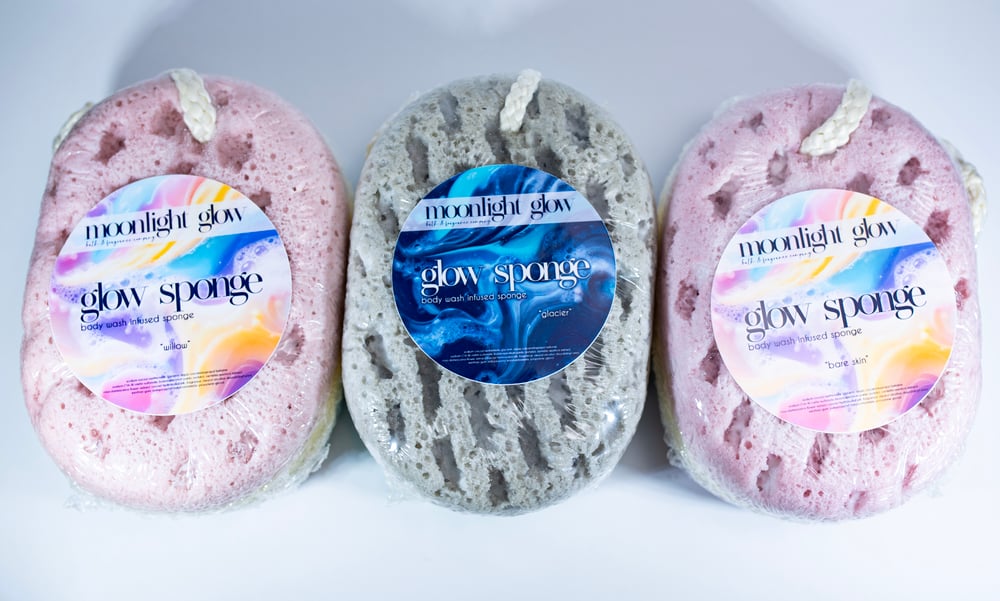Image of Glow Sponge Body Wash Infused Sponges
