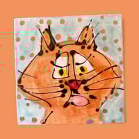Image 3 of Cat Tile Trivet