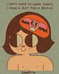 BAT FOR BRAINS PRINT **LIMITED TIME **