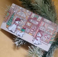 Image 1 of Small Print--Swoopyville Christmas Street