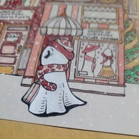 Image 4 of Small Print--Swoopyville Christmas Street