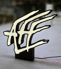 Image 2 of After Hours Table  Lamp & Wall Sign