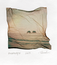 Image 1 of Rockaway Beach Polaroid Emulsion Print