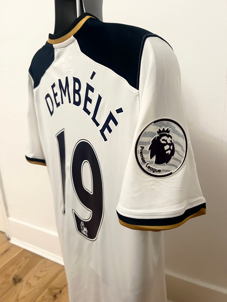 Image of Tottenham Hotspur “DEMBÉLÉ 19” 2016/17 Home Shirt + PL patches (L)