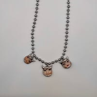 Devil Baby Trinket Triplets Necklace (#2021)