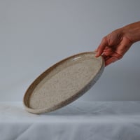 Image 3 of Big plate - Beige speckle