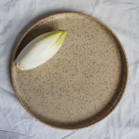 Image 1 of Big plate - Beige speckle