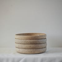 Image 3 of Deep plate - Beige speckle