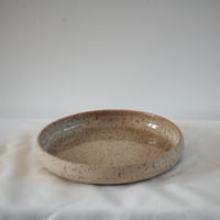 Image 1 of Deep plate - Beige speckle