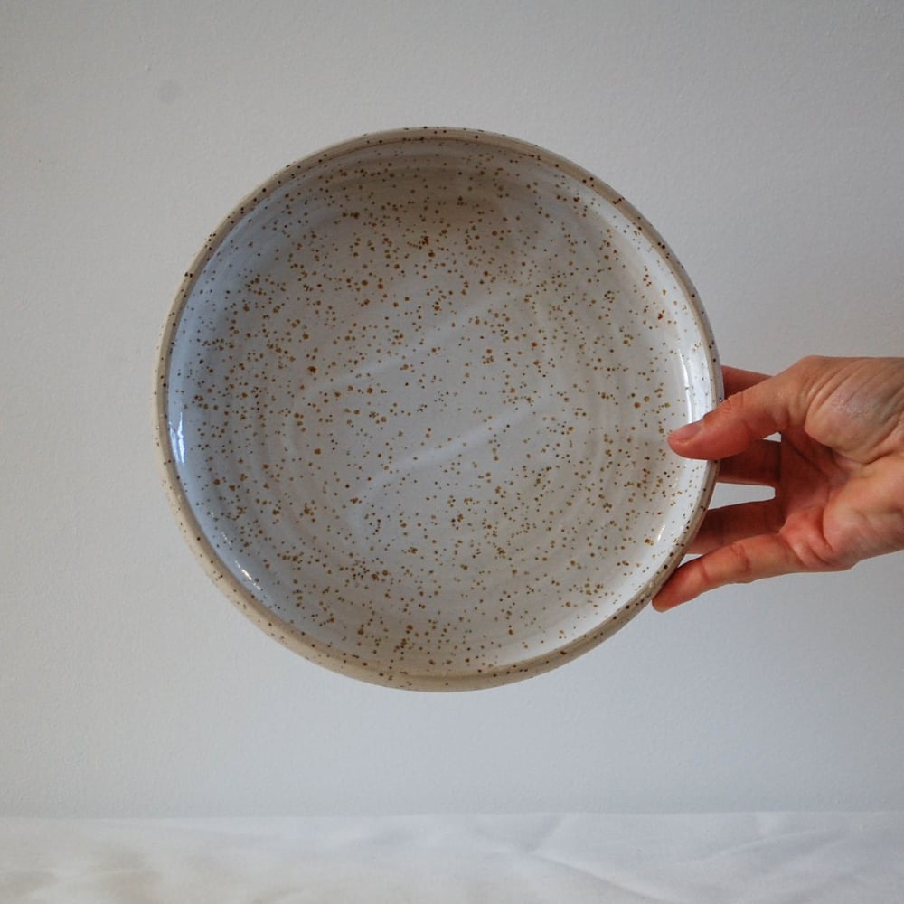 Image of Deep plate - White speckle