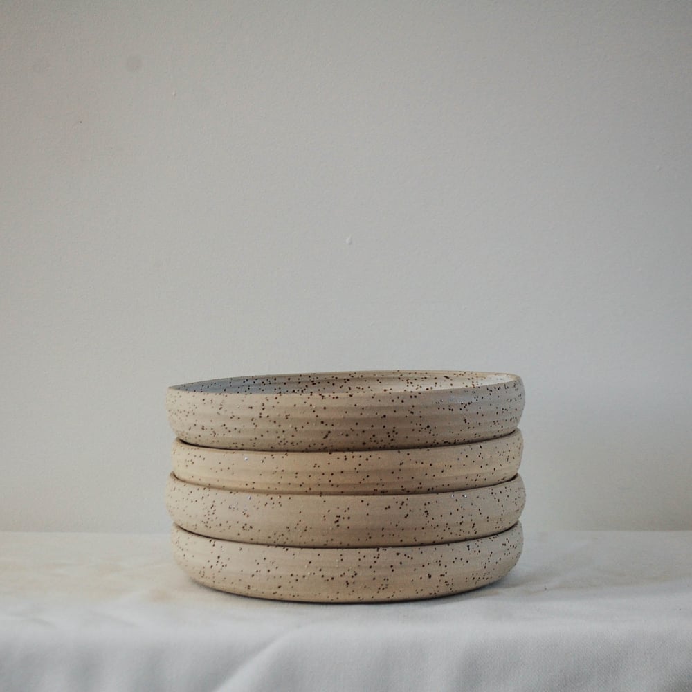 Image of Deep plate - White speckle