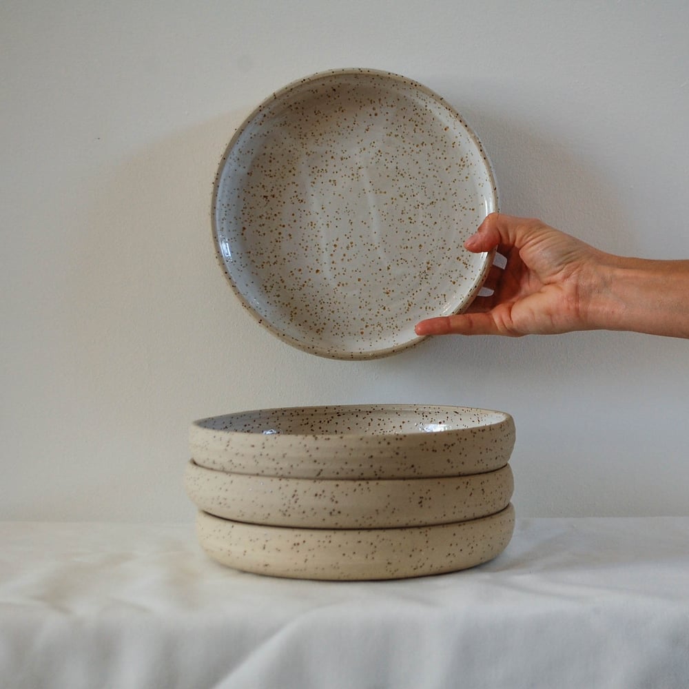 Image of Deep plate - White speckle