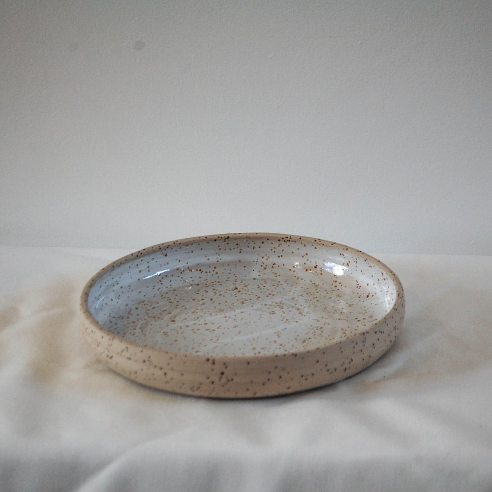 Image of Deep plate - White speckle