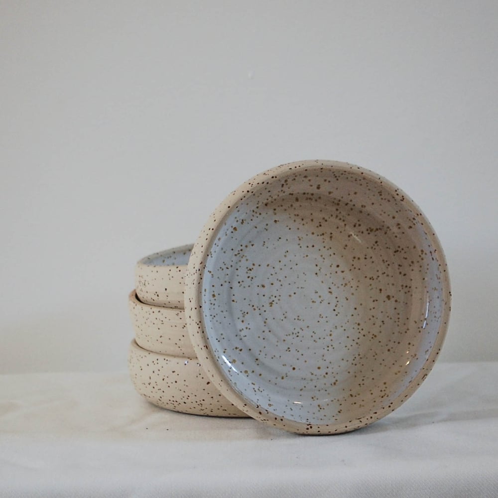 Image of Bowl - White speckle
