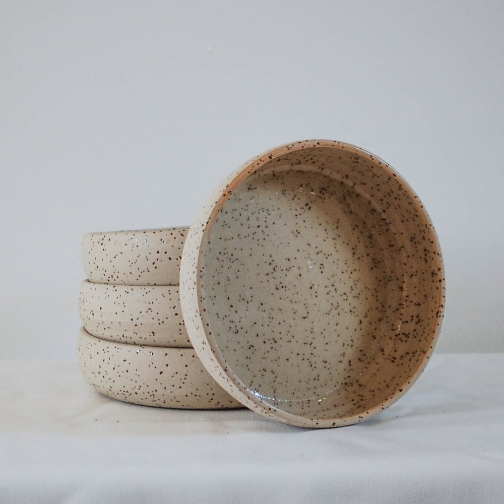 Image of Bowl - Beige speckle