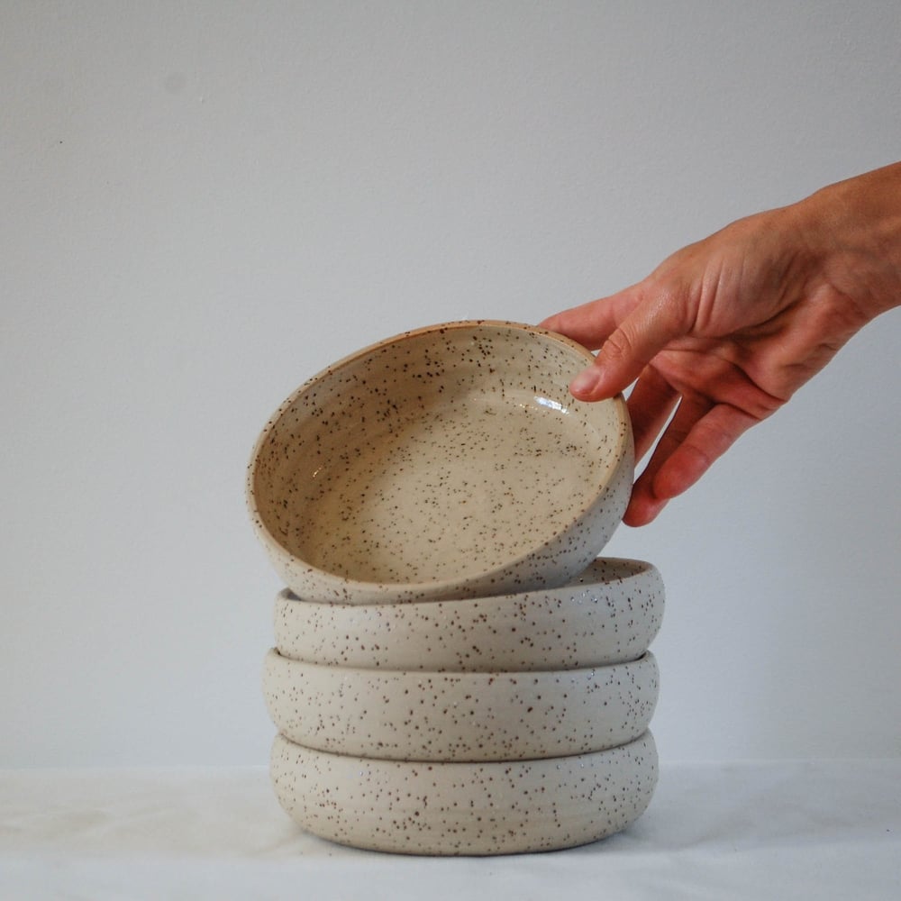 Image of Bowl - Beige speckle