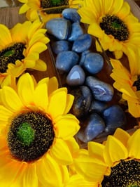 Image 4 of Blue quartz tumbled stones, Healing stones