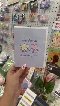 Image 1 of BFF 'Literally Us' Greeting Card - For Besties