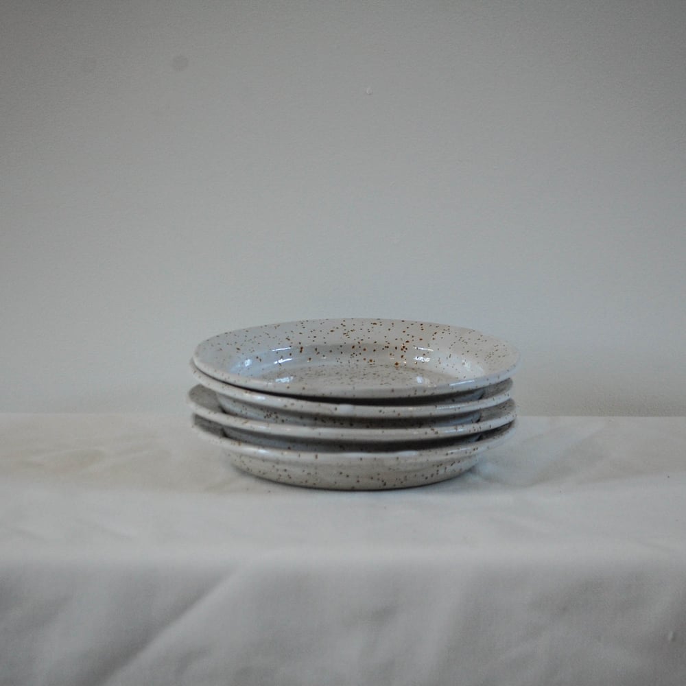 Image of Side plate - White speckle
