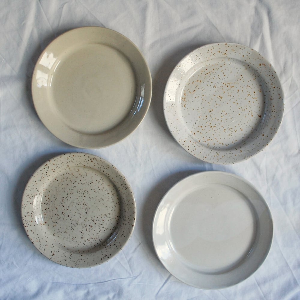 Image of Side plate - White speckle