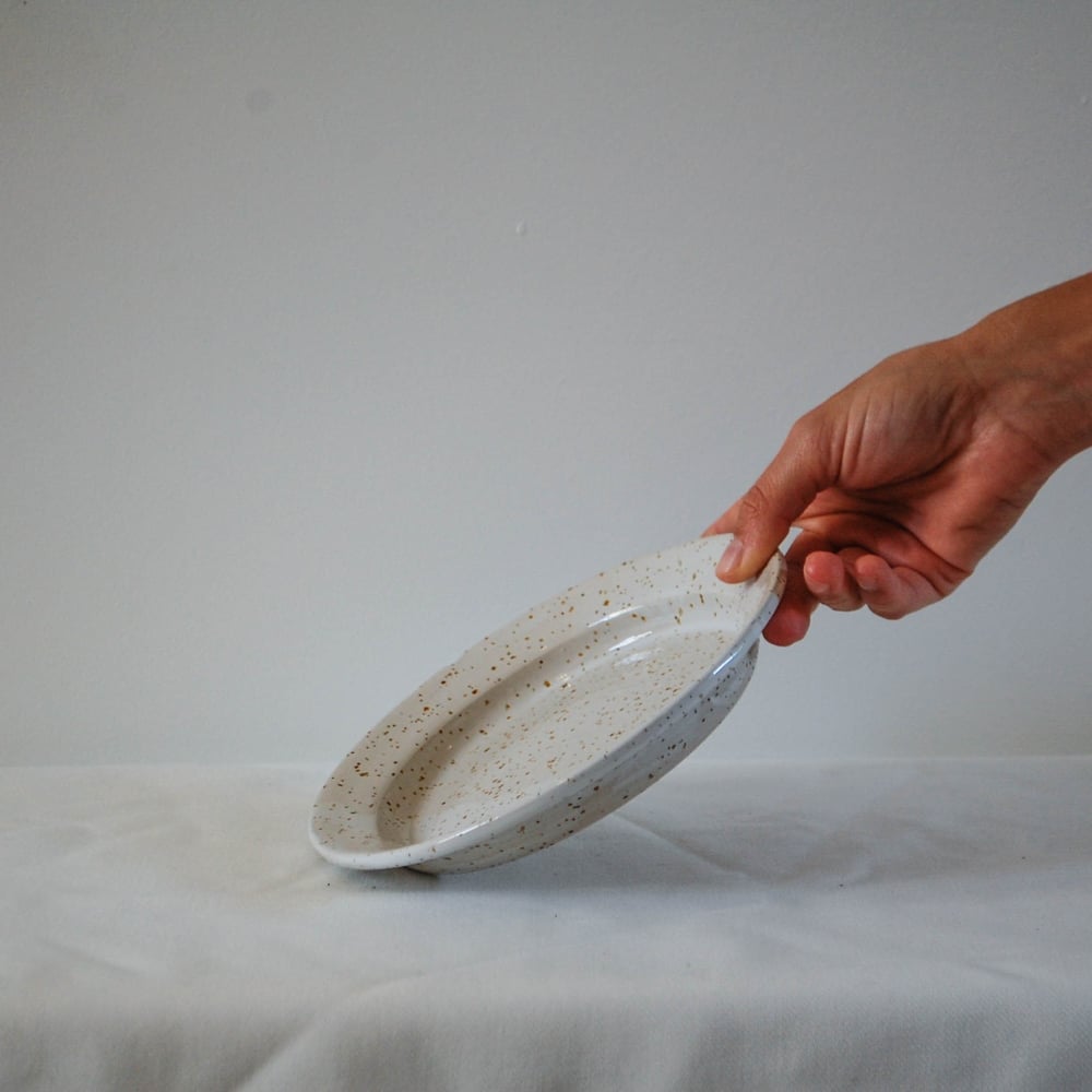 Image of Side plate - White speckle