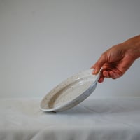 Image 1 of Side plate - White speckle
