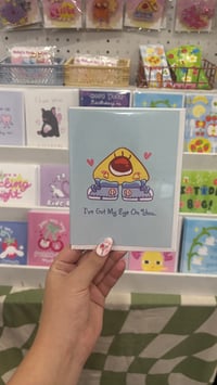 Image 1 of Bill Cipher Greeting Card – “I’ve Got My Eye on You” Funny Quirky Card for Friends & Fans